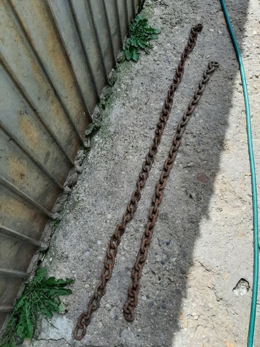 Rampa fier / lanțuri groase etc vezi foto