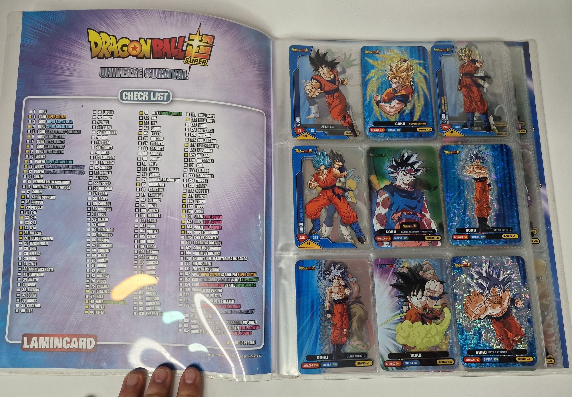 Dragon Ball album cu cartonase