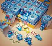 Disney Set Cadou de 24 Brelocuri Misterioase cu Personaje Cartoon -