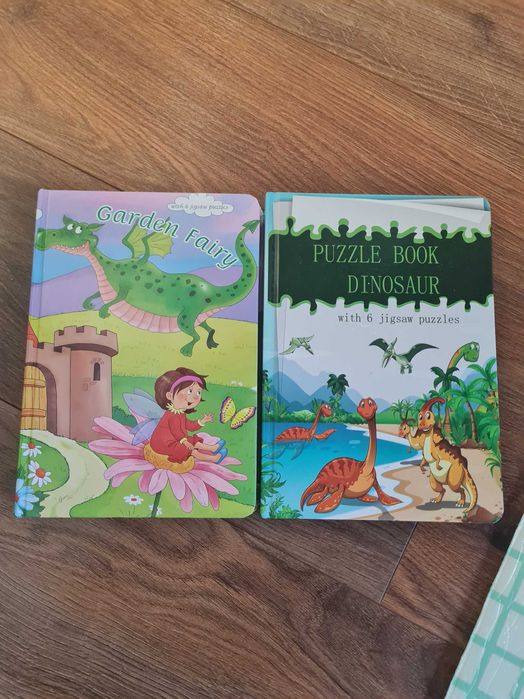 Книжки с пъзели много запазени