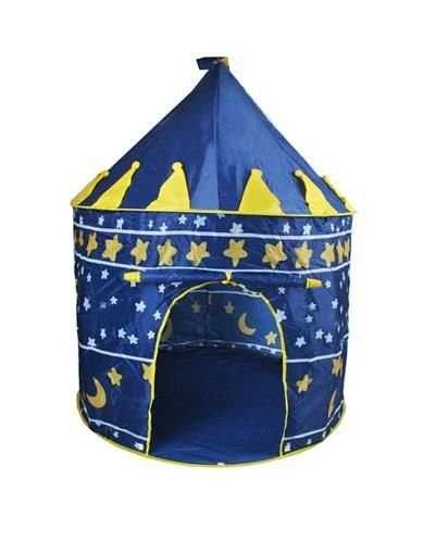 Детска Синя Палатка шатра къщичка тип Замък 105 x 135 см