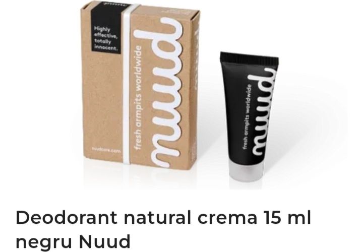 Crema deodorant nuud vegana