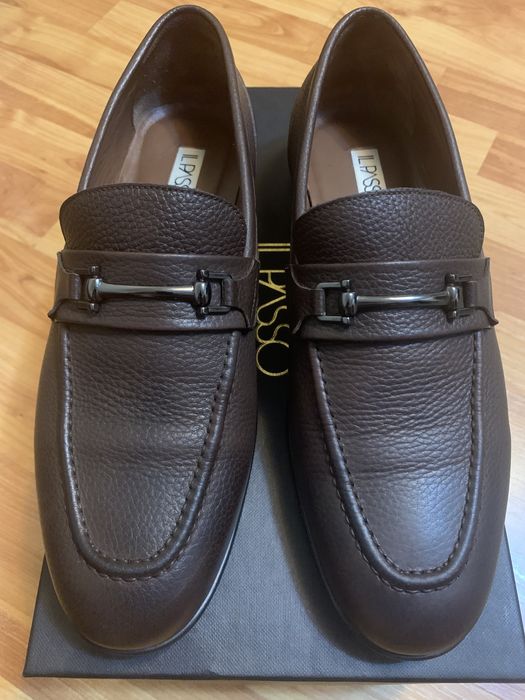 Mocasini IL Passo pantofi piele maro 41