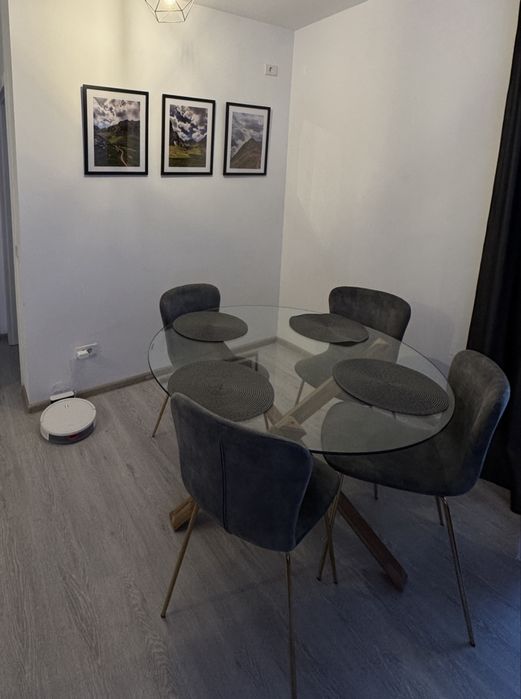 Set masa Agerby + 4 scaune Jysk