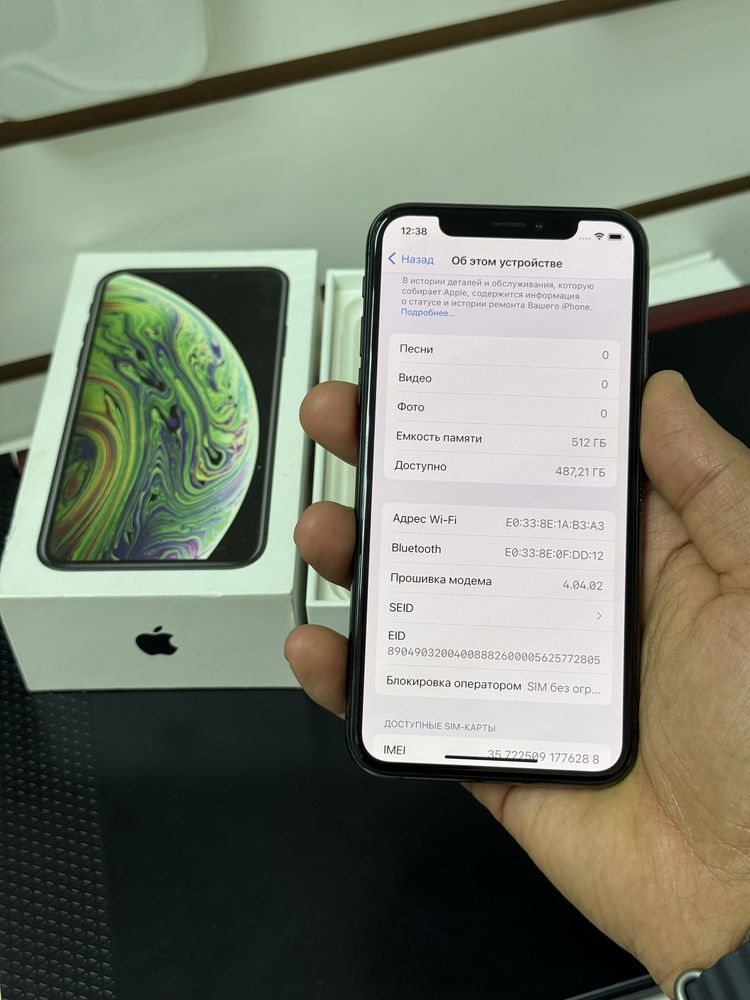  iPhone XS 512gb rm/a EAC black