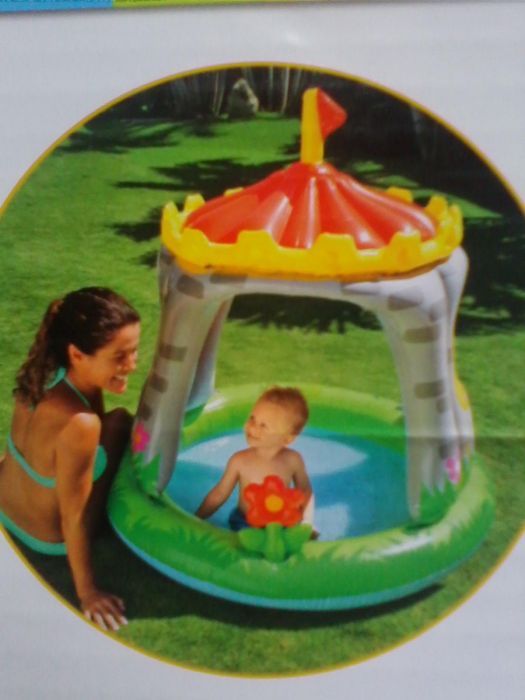 Centru joaca piscina Primul meu Castel, Intex 122x122cm, nou, sigilat