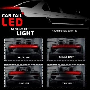 Универсален LED лип спойлер
