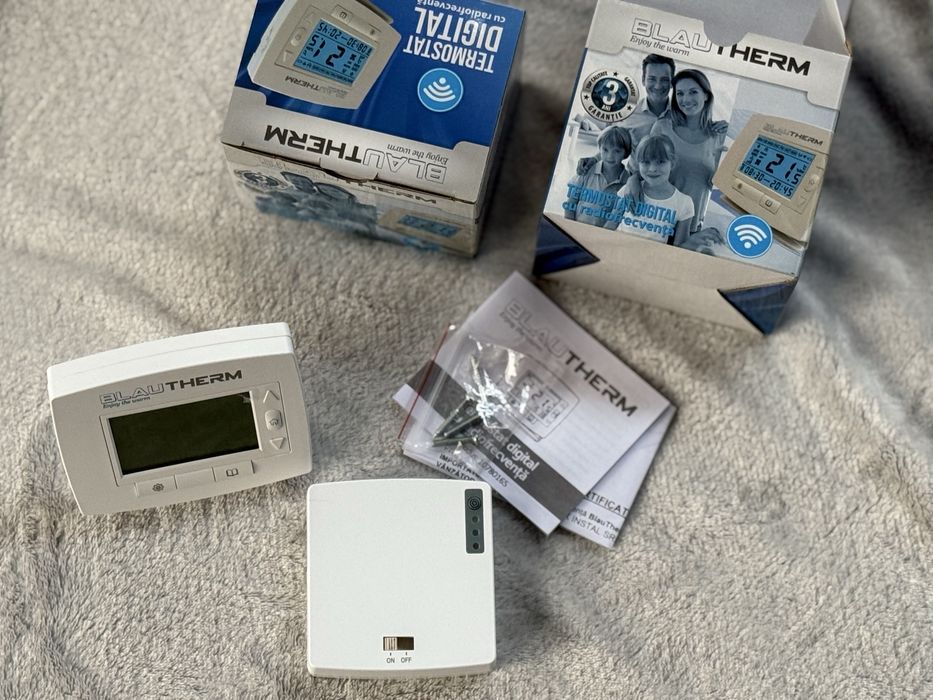 Termostat digital Blautherm programabil cu radiofrecvență!