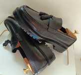 Pantofi loafer 42 42.5 premium tassel Walk London NOI piele natuala