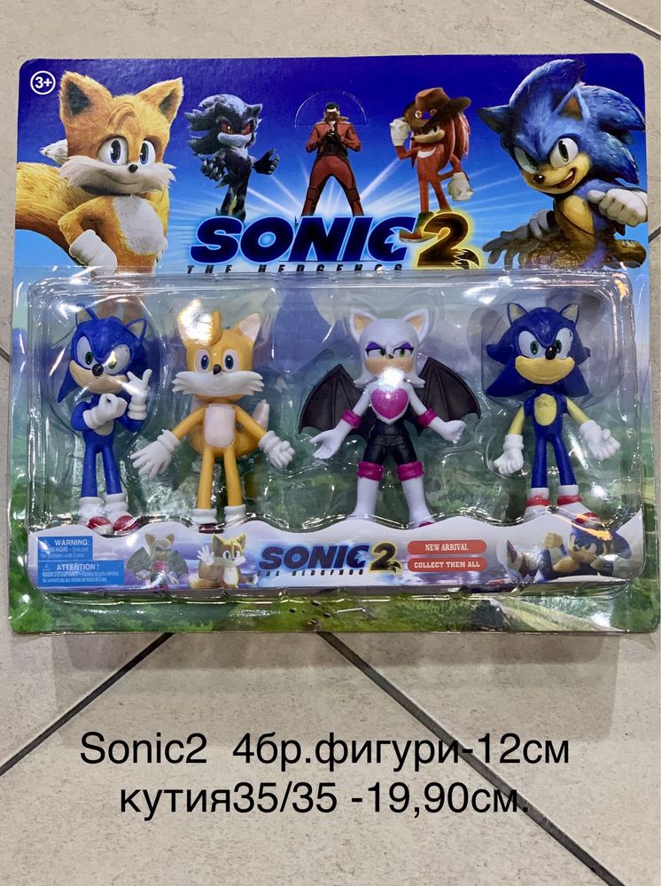 Соник  фигури 6бр./Sonic/Соник/Соник 6бр.