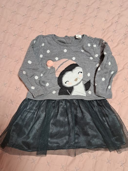 Рокля за момиченце 12м H&M