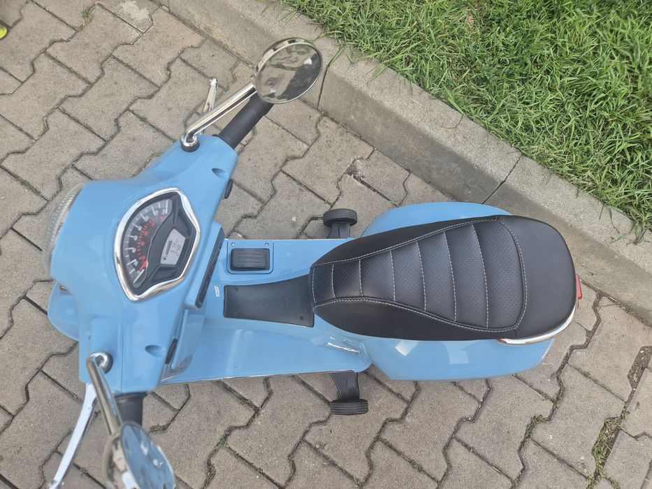 Scuter electric copii albastru