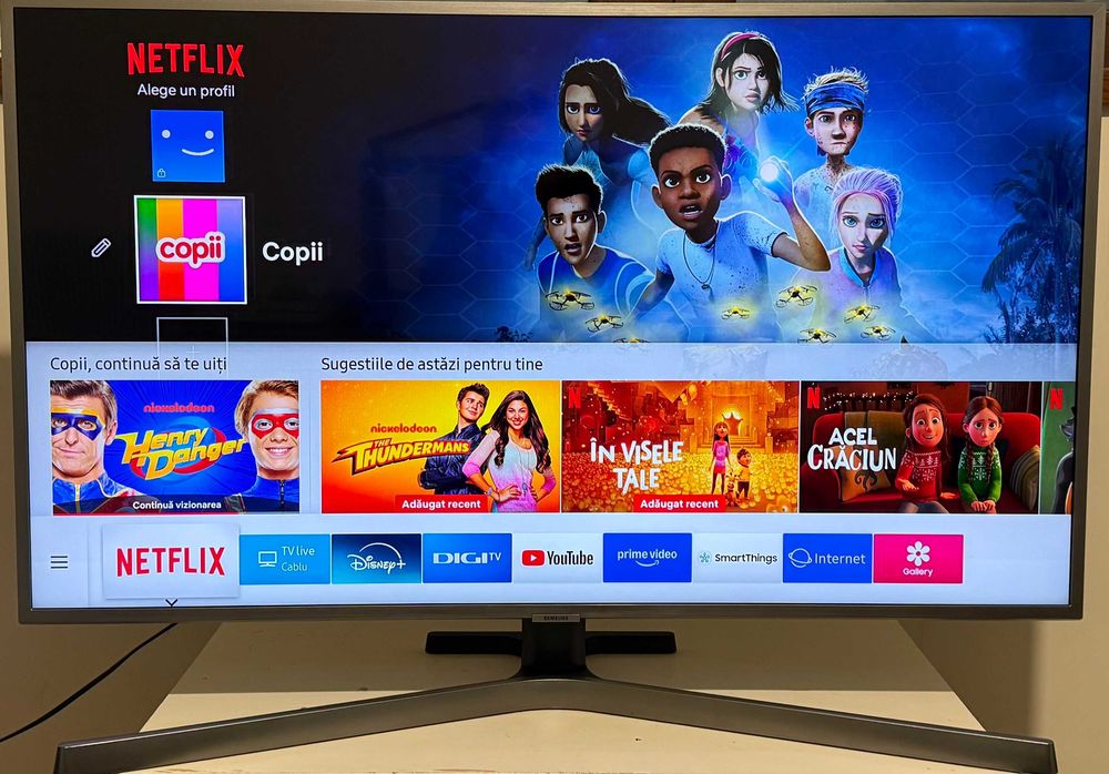 Televizor LED Smart Samsung 43NU7472 – 108 cm, 4K – Stare foarte bună