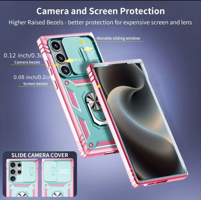 Кейс за Samsung Galaxy син.