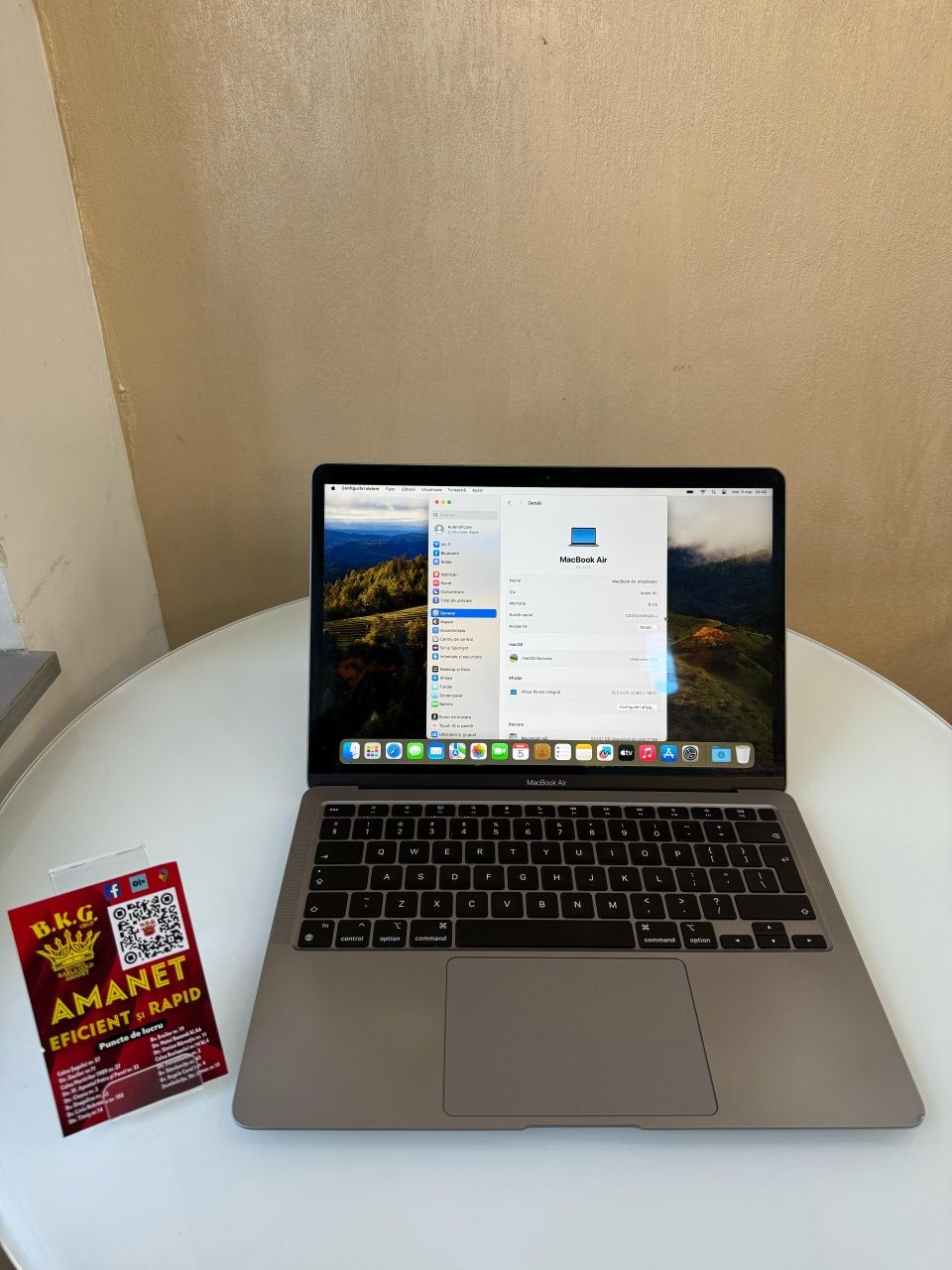 Macbook Air M1 Amanet BKG