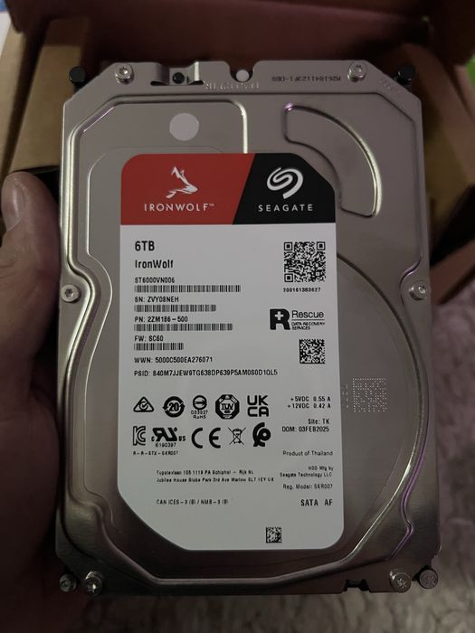Ironwolf hdd 6tb !