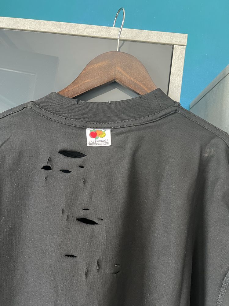 Tricou unisex oversized Balenciaga inside out t-shirt