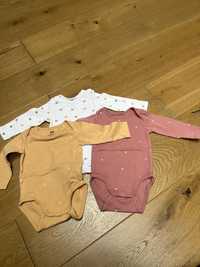 Set 3 body maneca lunga 68 H&M