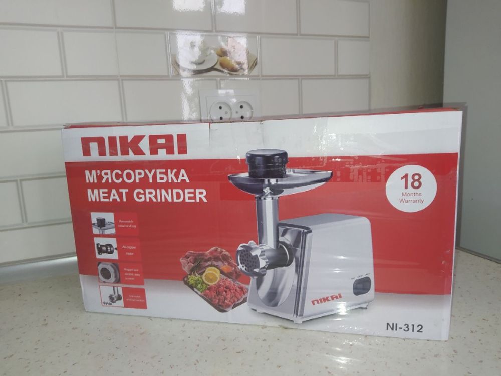 мясорубка Nikai  Ni-312! 220-240v,4000w! новая