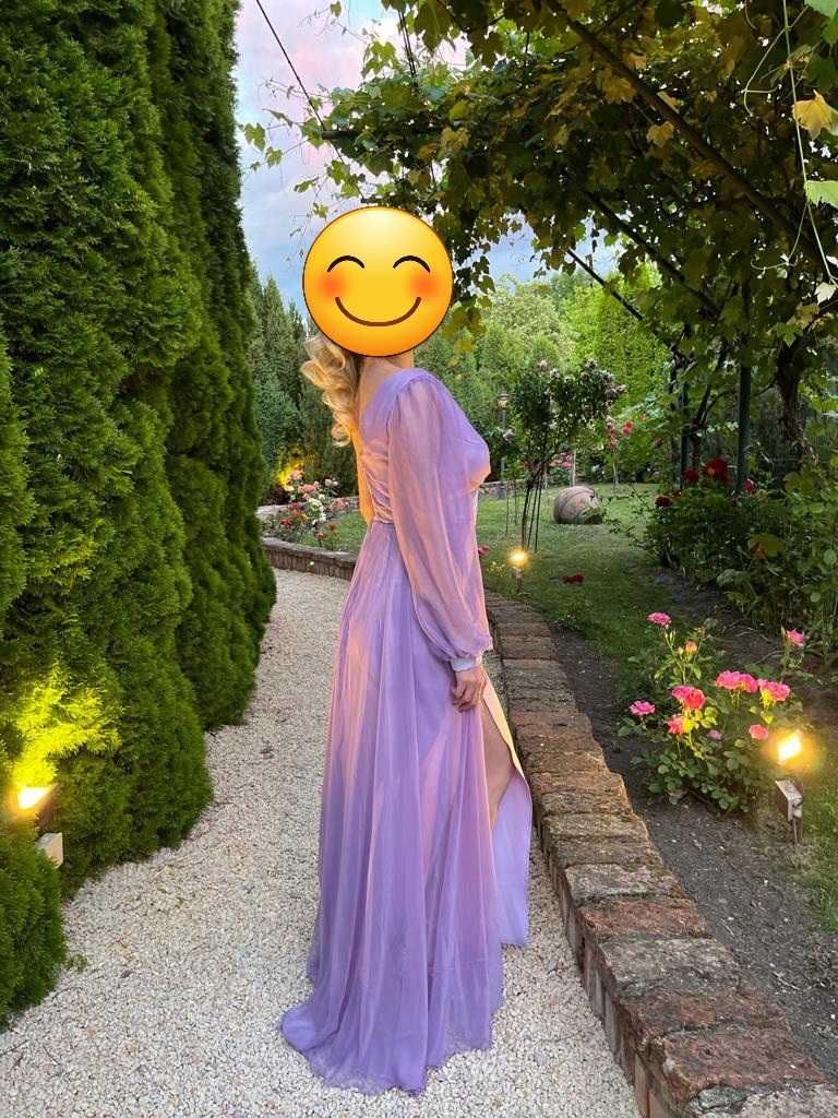 Rochie eleganta de seara lila