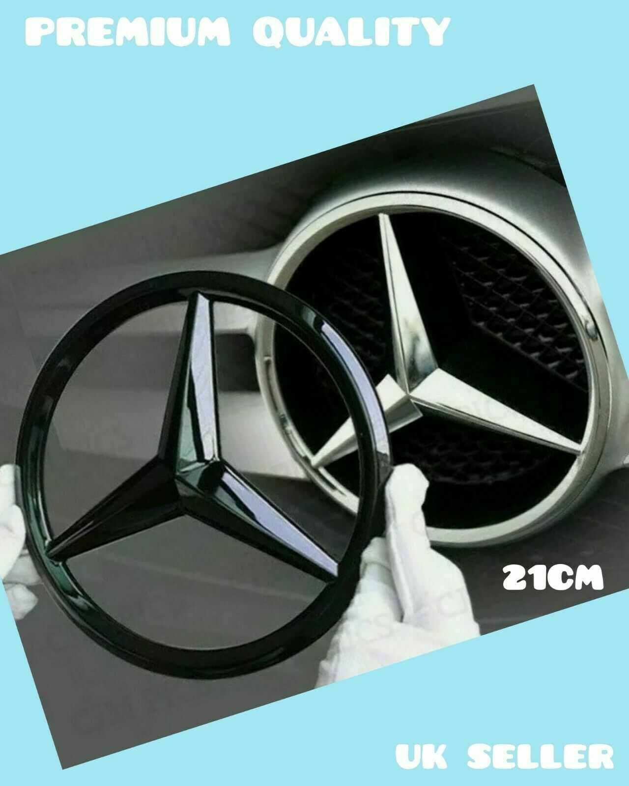 Emblema Semn Logo Grila Fata Radiator Mercedes G GL GLE GLC GLS 21CM