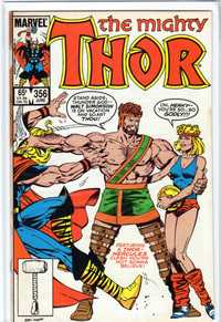 The Mighty Thor #356 Thor vs Hercules benzi desenate