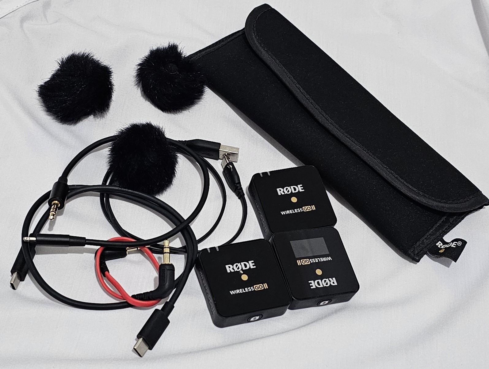 "Rode Wireless GO II mikrofon — original, zo'r holatda micrafon