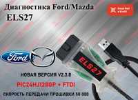 Диагностика Ford/Mazda ELS27 PIC24HJ128GP + FTD, новый гарантия