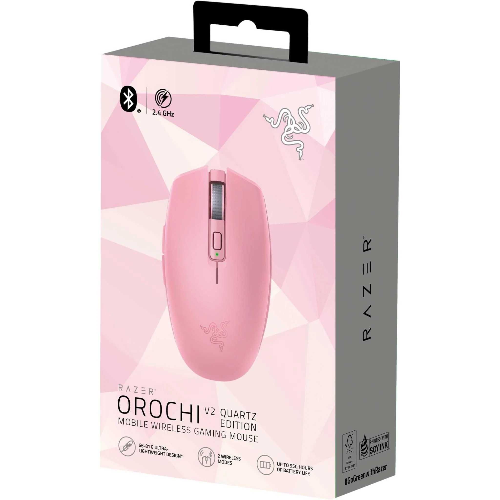 [НОВАЯ] Игровая мышка Razer Orochi V2 - Quartz Pink