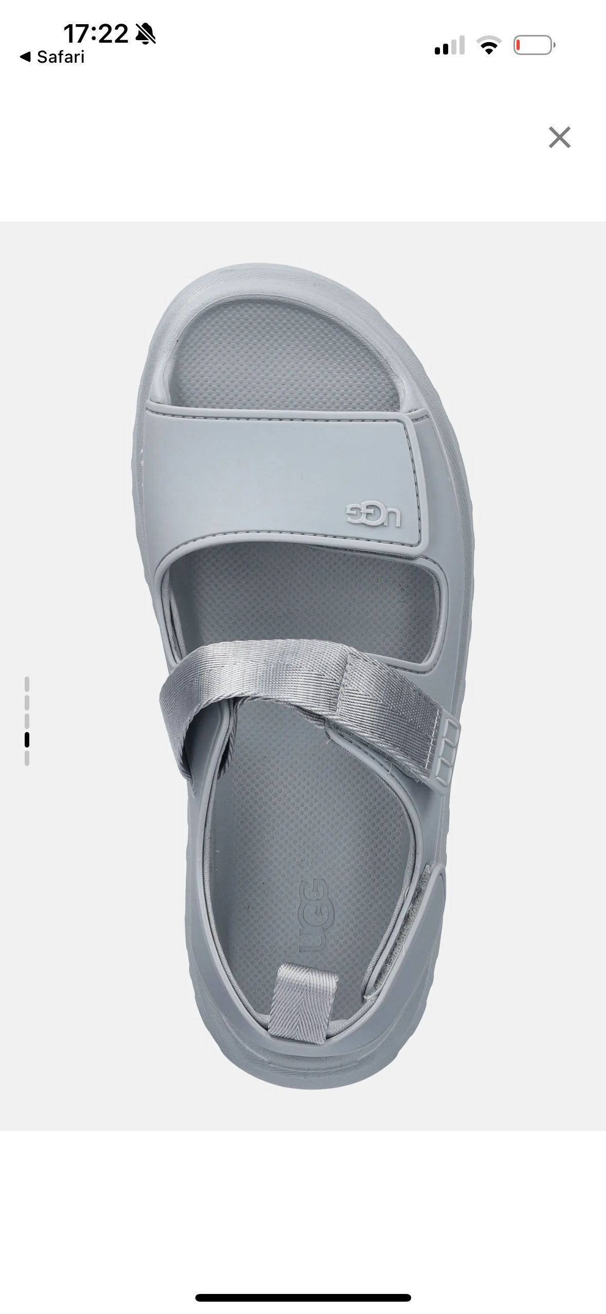 Сандали  UGG светло сини
