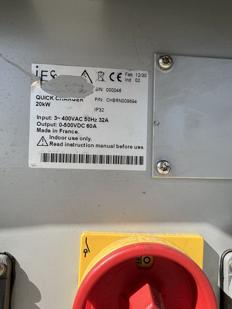 IES XS 20 Statie de Incarcare AUTO Rapida 20kw