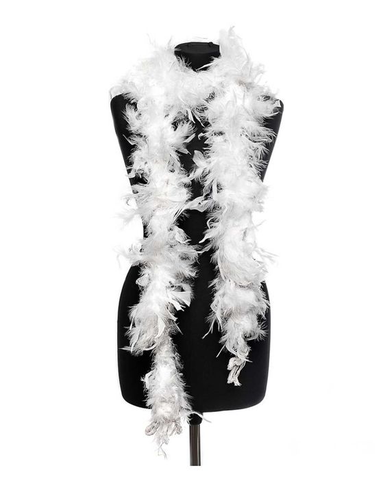 Боа перо дл.1,82м (65гр) белого цвета