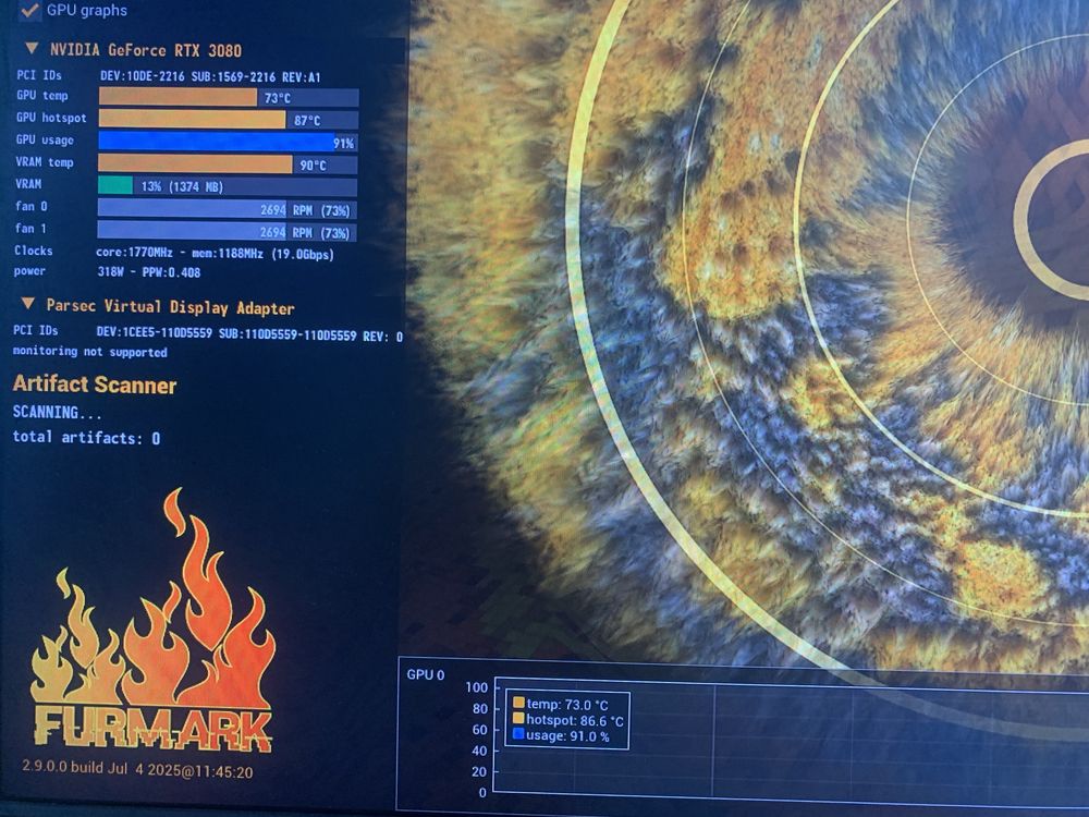 Видеокарта RTX 3080 10GB като Нова!!!