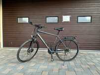 Bicicleta Raleigh Rush Hour 2, frane hidraulice, 3x9, suspensie furca