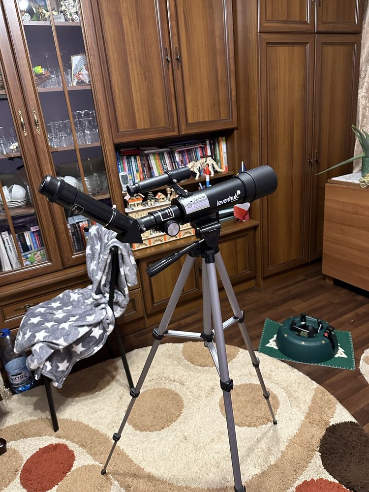 Telescop Levenhuk Skyline Travel 50 cu rucsac, Refractor