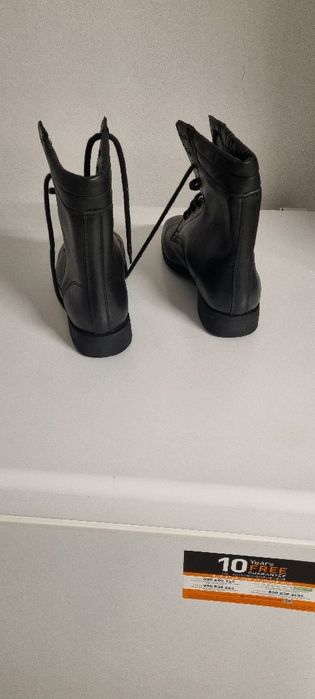 Bocanci militari din piele