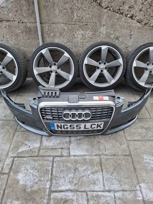 Предна S line броня за Ауди А4 Б7