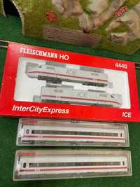 Мотриса 4 вагона Флайшман ICE HO 1:87 влак ЖП модел нова