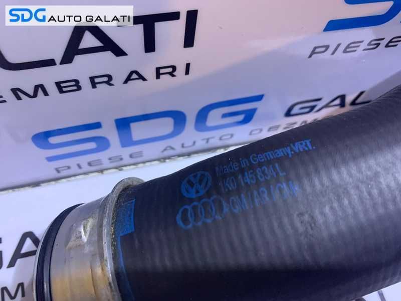 Furtun Conducta Presiune Aer Radiator Intercooler VW Touran 2.0 TDI AZV BKD 2003 - 2010 Cod 1K0145834L