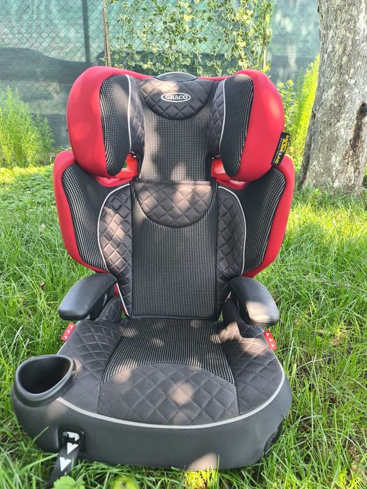 Scaun Auto Graco Affix Chili Spice, 15-36 kg, Rosu/Negru