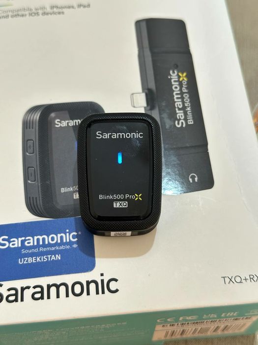 Saramonic blink 500 pro q3 mikrafon, mobilografiya