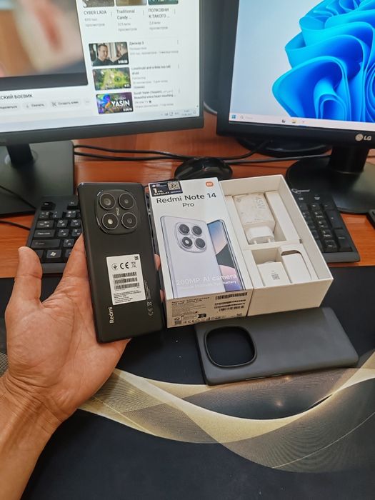 Redmi note 14pro 12/256g(2025)ideal ochilmagan usta kurmagan aybi yuq