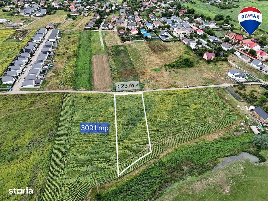 De vanzare teren de 3091 mp in Lilieci / Strada Tulbuc - Bacau