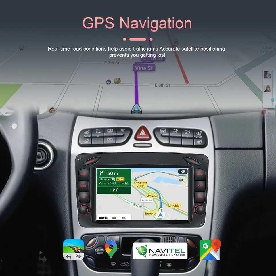 Navigatie Android Dedicata Mercedes Carplay Android Auto