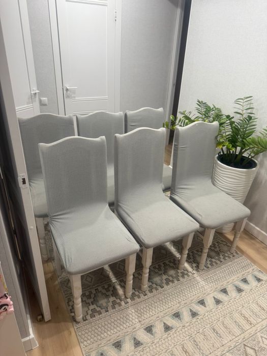 Стулья белые 6 шт