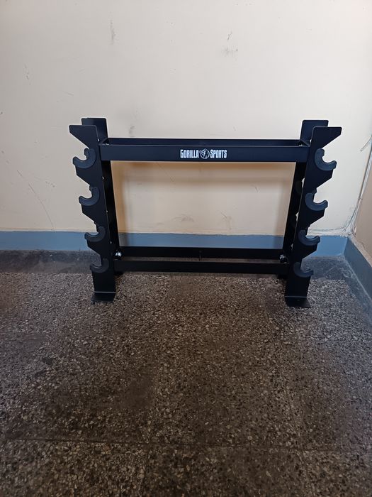 Продавам стойки за дъмбели и пудовки