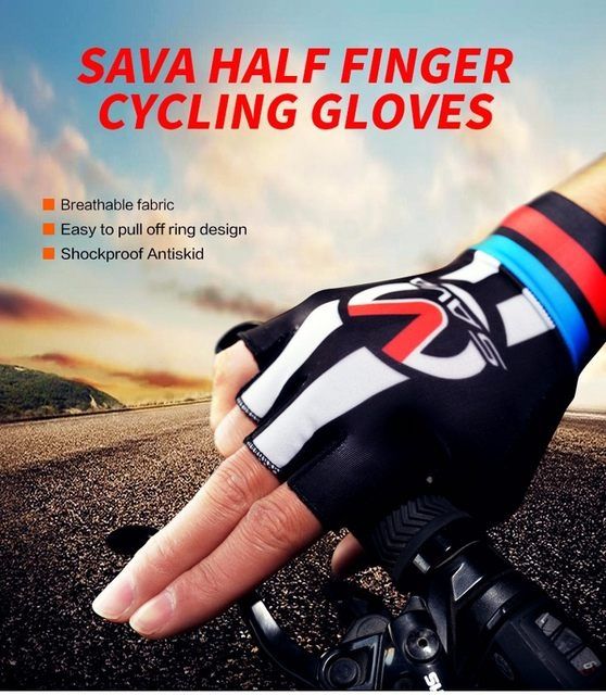 Manusi Sava halffinger de vară cu gel bicicleta trotinetă unisex bike