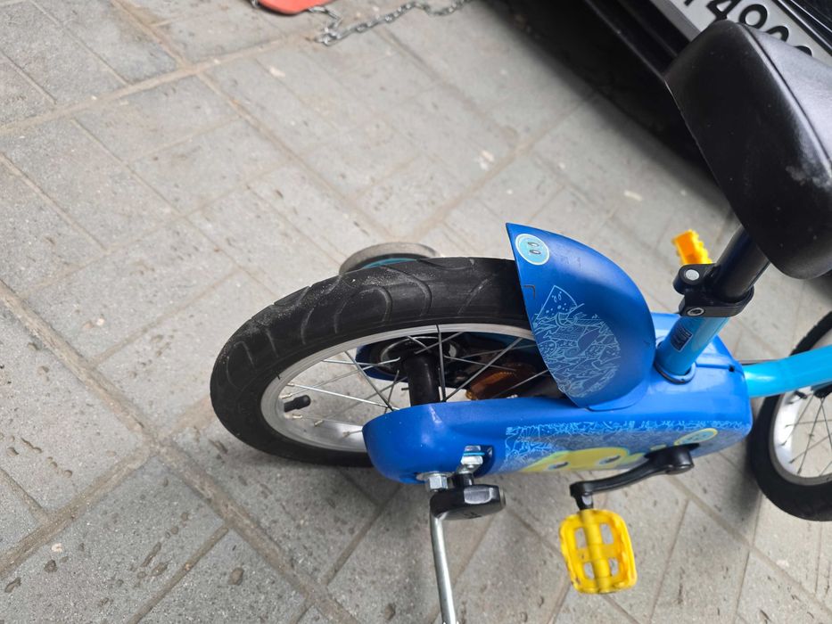 Детско колело BTWIN 14" за деца от 2 до 5 години с помощни колела