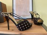 GUESS черни токчета - нови дамски обувки, 36 номер