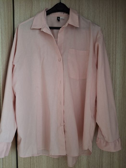 Дамска риза - туника в цвят пудра